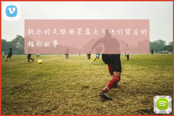 跳水的足球明星盘点与他们背后的精彩故事