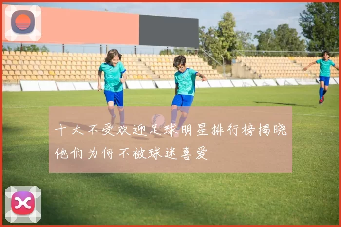 十大不受欢迎足球明星排行榜揭晓他们为何不被球迷喜爱